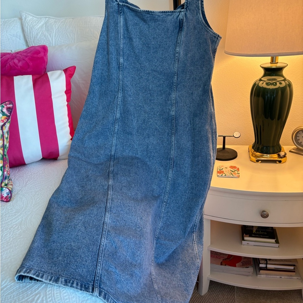 Abercrombie & Fitch wonderful denim full length dress!